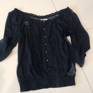 Over shoulders blouse